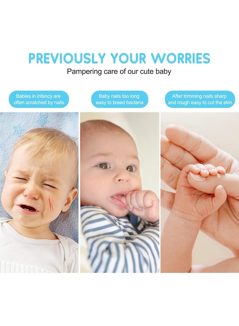 Electric Baby Nail File Drill with LED Light – Safe & Quiet Baby Nail Trimmer Kit with 5 Grinding Heads – Rechargeable 2-Speed Electric Nail Grinder for Newborns, Infants, Toddlers, Kids & Adults – Pain-Free Nail Care with No Sharp Claws or Cuts - Image 5